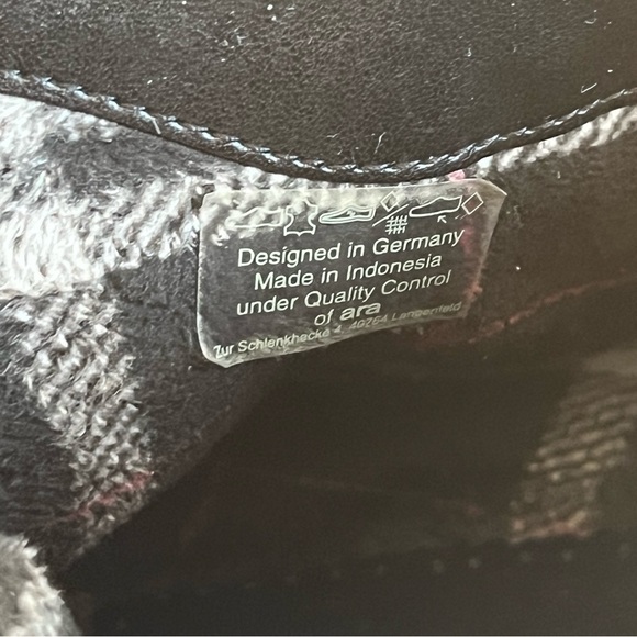 Ara Luftpolster Black Flat Ankle Boots, Size shows -6 - Picture 11 of 12